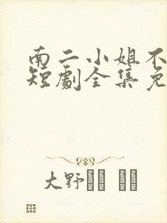 南二小姐不好惹短剧全集免费观看