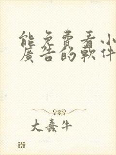 能免费看小说没广告的软件