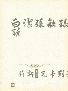 白洁张敏孙倩小说