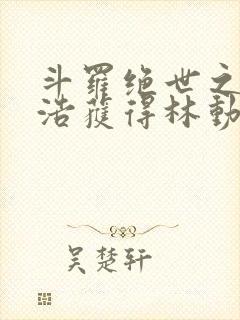 斗罗绝世之霍雨浩获得林动传承