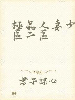 极品人妻少妇一区二区