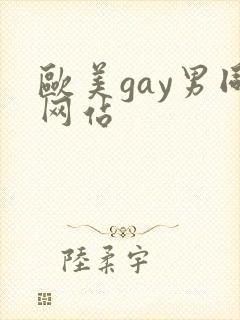 欧美gay男同网站