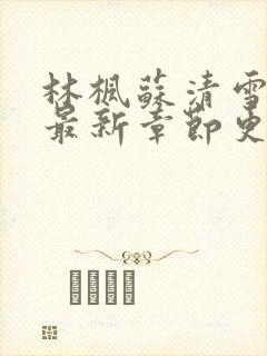 林枫苏清雪小说最新章节更新