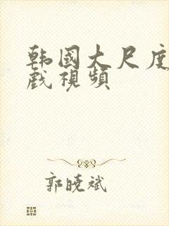 韩国大尺度激情戏视频