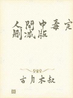 人间中毒完整未删减版