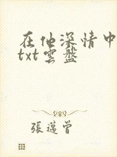 在他深情中陨落txt云盘