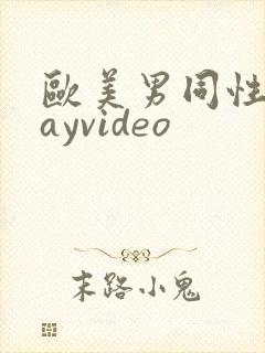 欧美男同性恋gayvideo