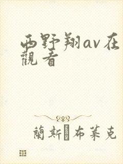 西野翔av在线观看