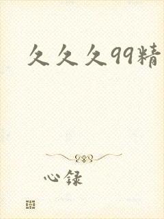 久久久99精品