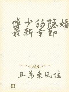 傅少的隐婚甜妻最新章节封面