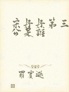 宋丹丹第三任老公是谁