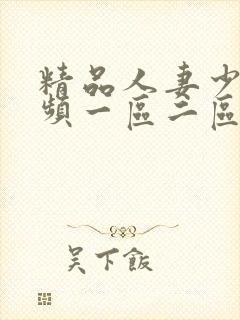 精品人妻少妇视频一区二区