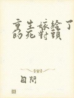 重生嫁给了渣男的死对头封面