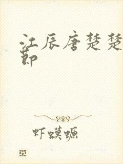 江辰唐楚楚全章节