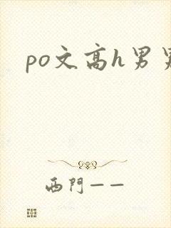 po文高h男男