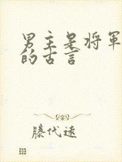 男主是将军很虐的古言