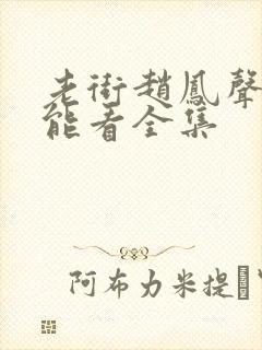 老街赵凤声哪里能看全集