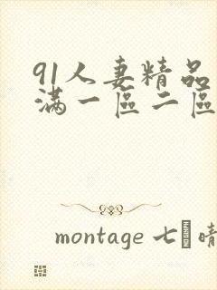 91人妻精品丰满一区二区