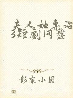 夫人她专治不服3短剧网盘
