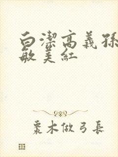 白洁高义孙倩张敏美红
