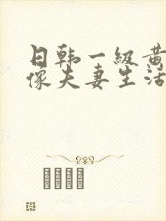 日韩一级黄色录像夫妻生活