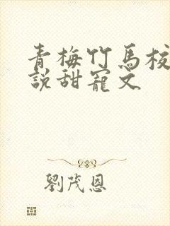 青梅竹马校园小说甜宠文