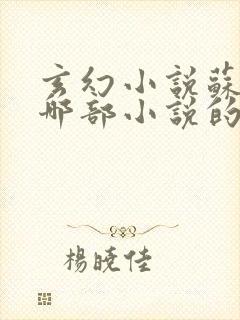 玄幻小说苏信是哪部小说的主人公封面