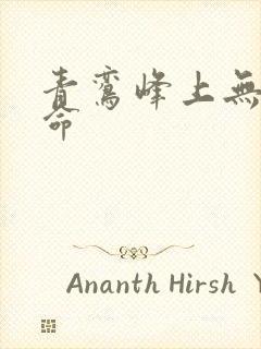 青鸾峰上无敌天命封面