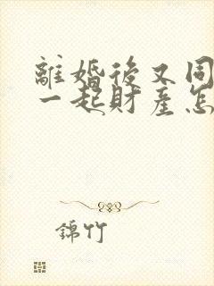 离婚后又同居在一起财产怎么分