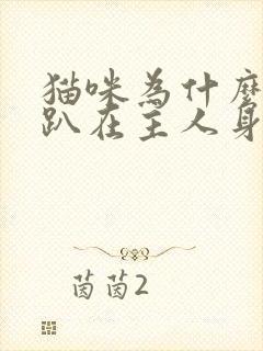 猫咪为什么喜欢趴在主人身边睡觉