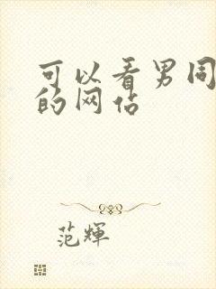 可以看男同搞基的网站