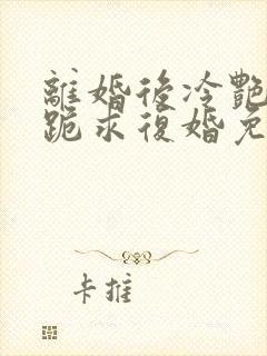 离婚后冷艳总裁跪求复婚免费阅读