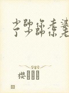 少帅你老婆又跑了少帅你老婆又跑了封面