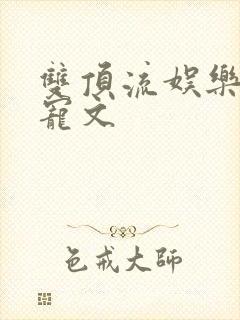 双顶流娱乐圈甜宠文