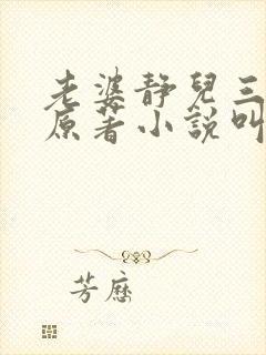 老婆静儿三部曲原著小说叫什么