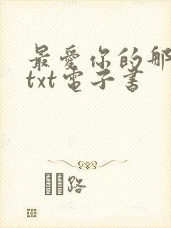 最爱你的那十年txt电子书封面