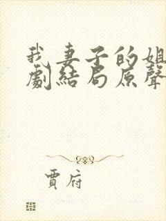 我妻子的姐姐韩剧结局原声在线看完整