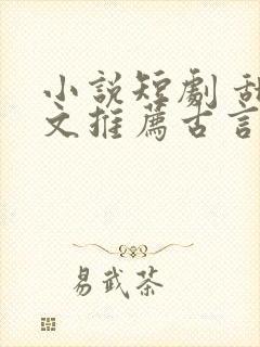 小说短剧 甜宠文推荐古言