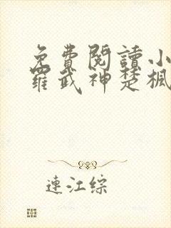 免费阅读小说修罗武神楚枫