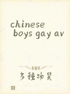 chinese boys gay av