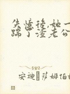 失忆后,她一脚踹了渣老公小说小说