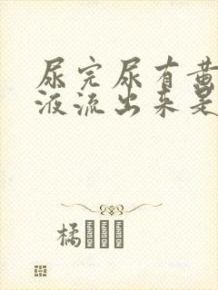 尿完尿有黄色粘液流出来是怎么回事?封面