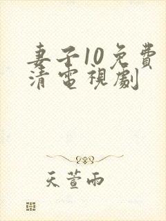 妻子10免费高清电视剧