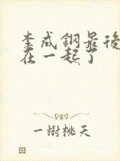 李成钢最后和谁在一起了