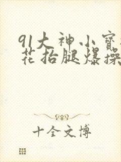 91大神小宝探花抬腿爆操美女