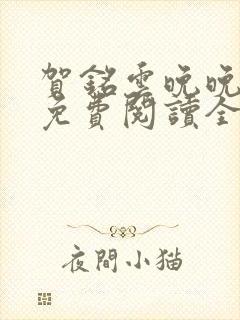 贺铭云晚晚小说免费阅读全文最新章节