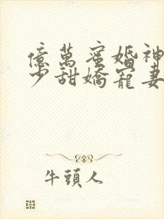 亿万蜜婚神秘墨少甜娇宠妻全文阅读