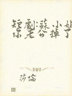 短剧:苏小姐,你老公掉了