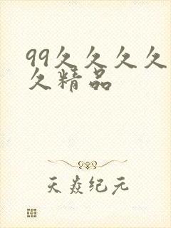 99久久久久久久精品封面