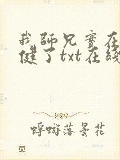 我师兄实在太稳健了txt在线封面